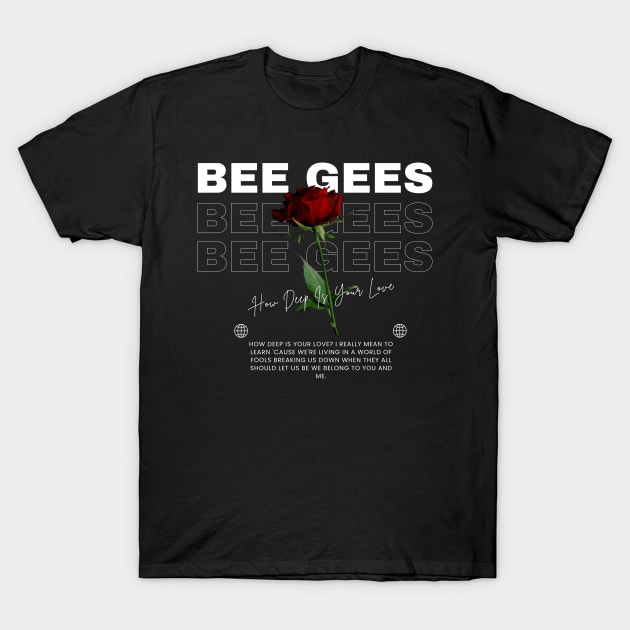 Bee Gees // Flower T-Shirt by TOY MACHINE 